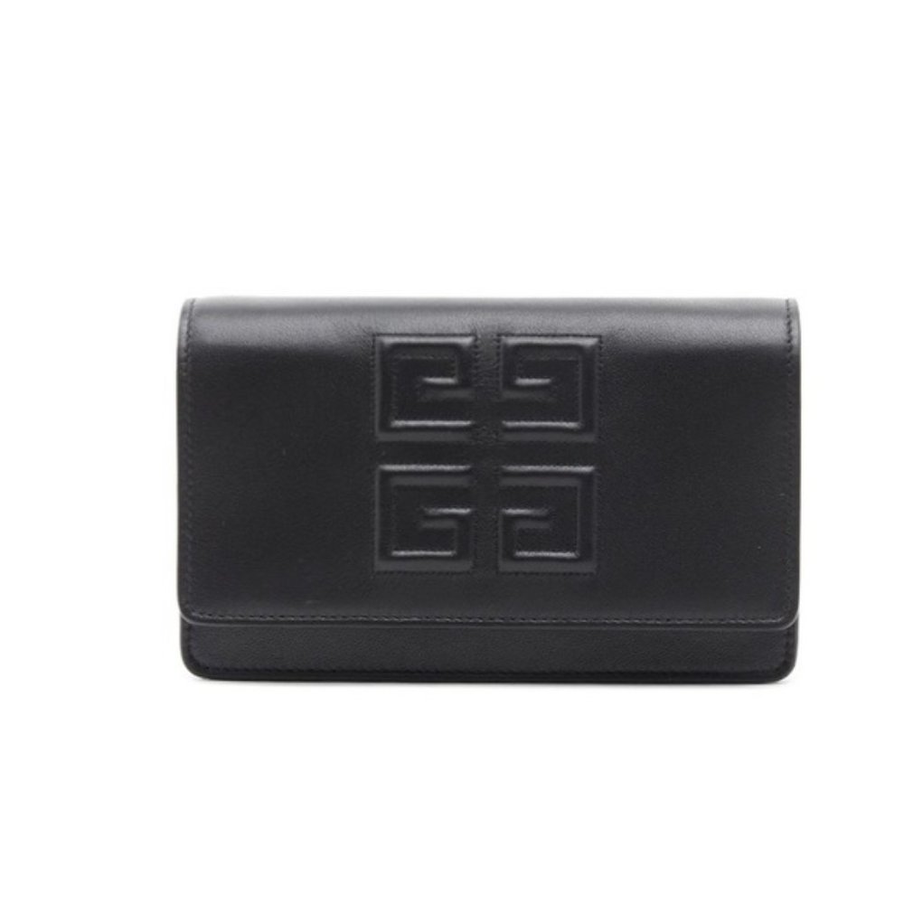 NEW GIVENCHY 4G crossbody black wallet bag
